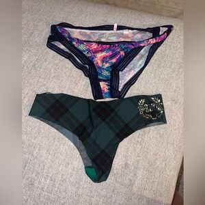 PINK Victoria's Secret Multicolor Panty Bundle